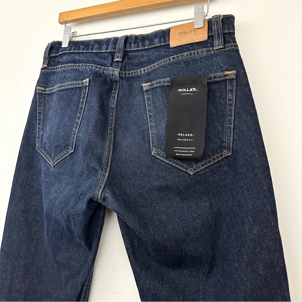 Rolla’s Relaxo Relaxed Fit Mens Denim Dark Wash Jeans